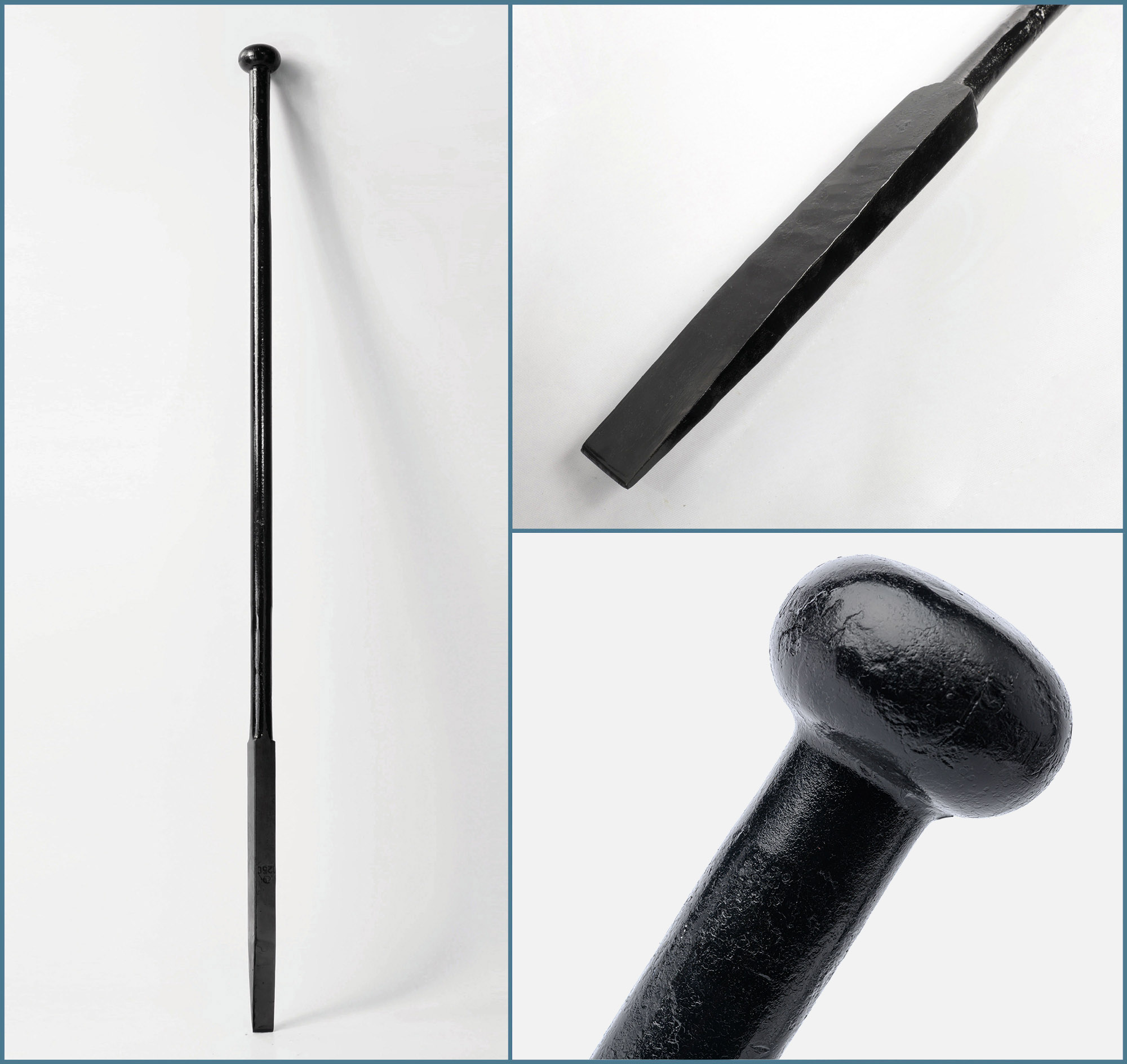 Pflasterbrechstange schwere Ausführung mit Spaten
