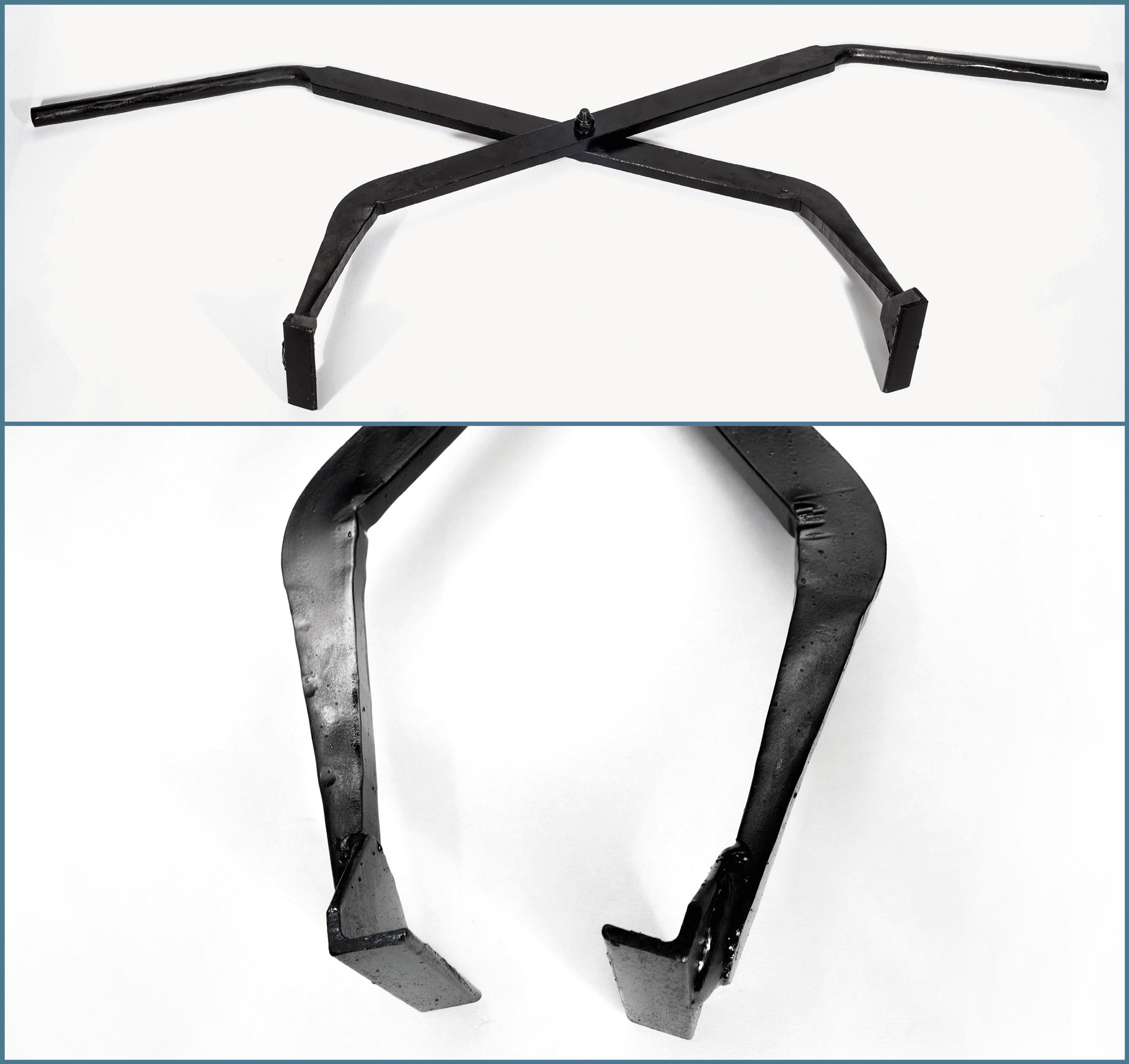 Betonschwellen Tragezange mit angeschweißtem Winkel