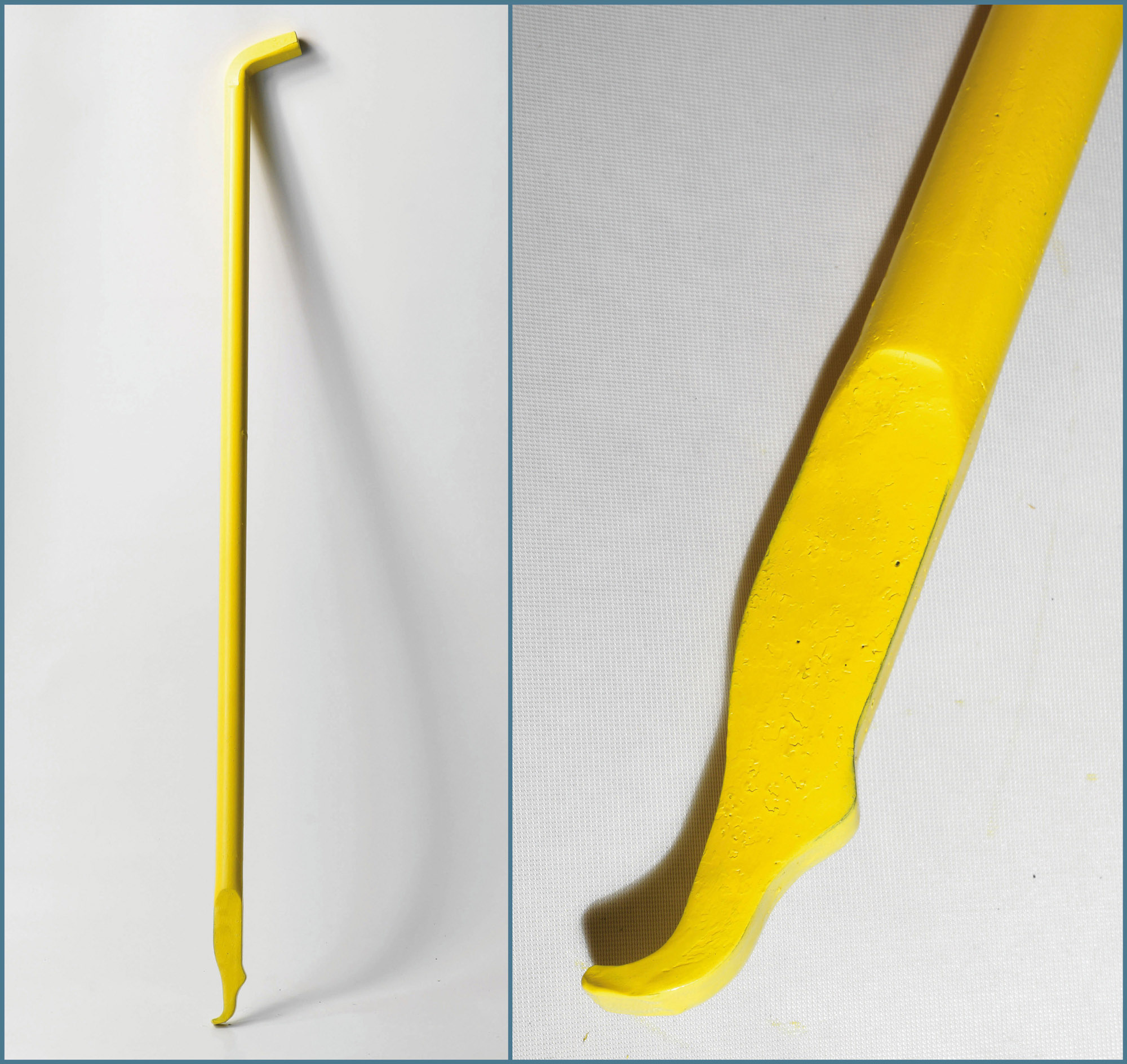 Weichenmontiereisen für Spannbügel