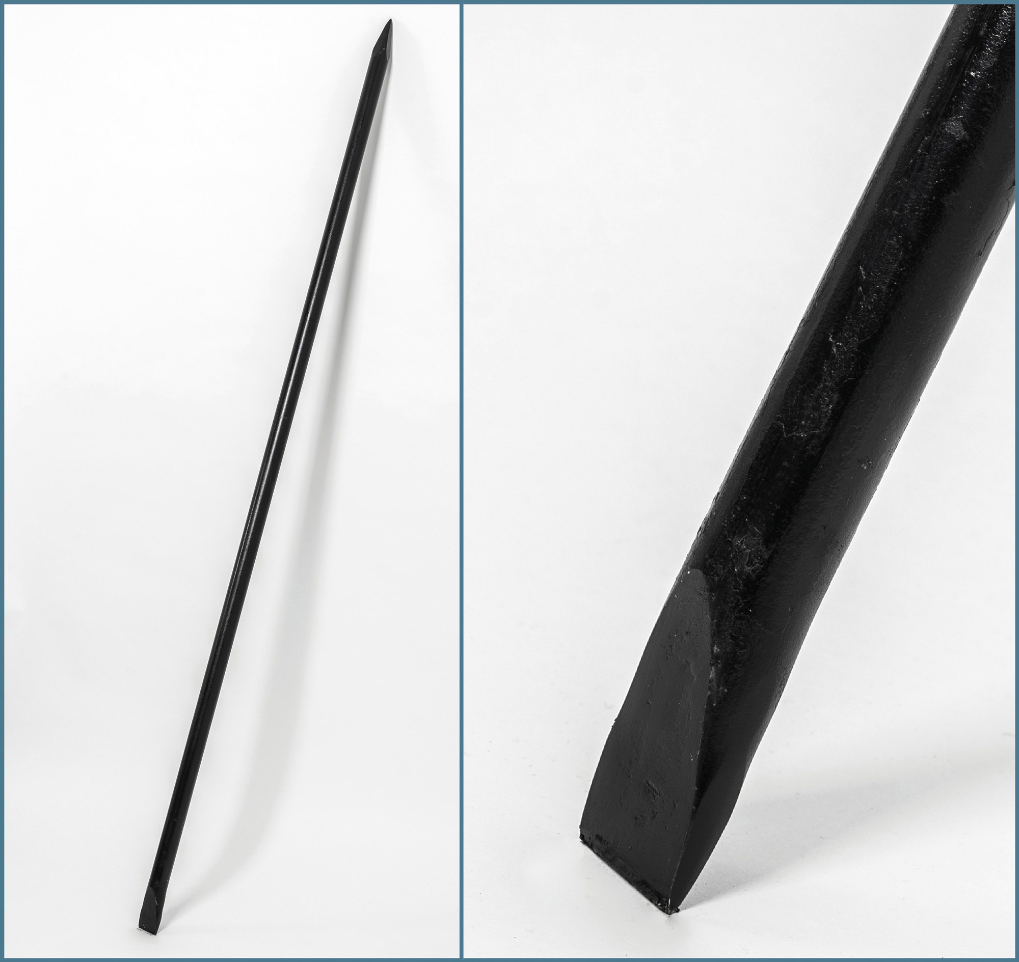 Brechstange, gerade Schneide, vierkant Spitze