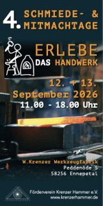 4. Schmiede- & Mitmachtage – 12. + 13. September 2026